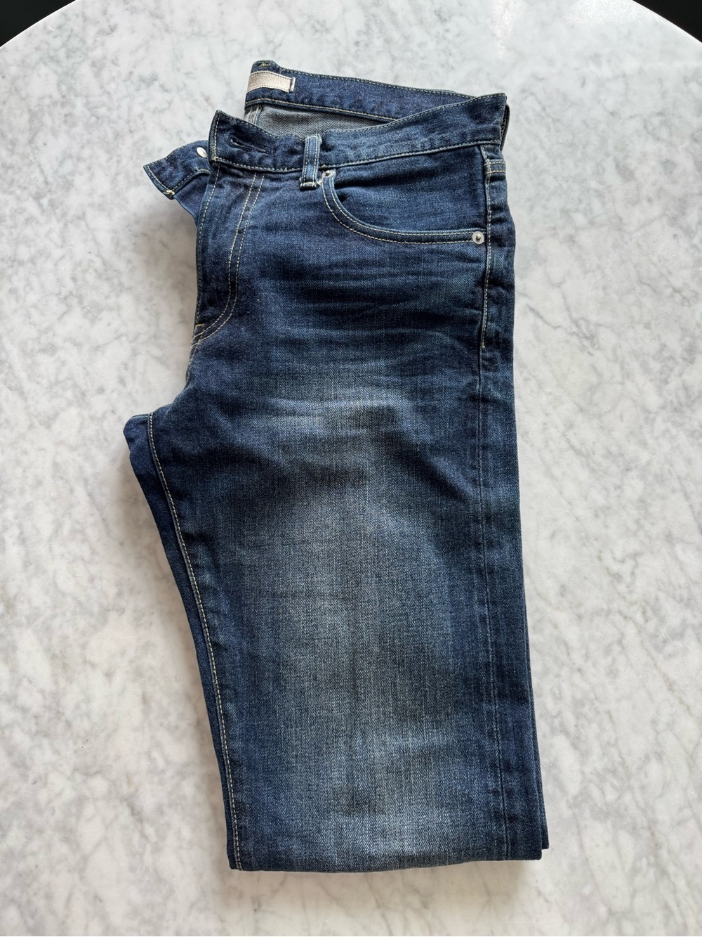 Uniqlo Men's Indigo Slim Straight Jeans